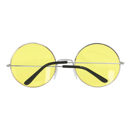 Hippie 60S Bril Geel Xl van Boland koop je bij Partywinkel