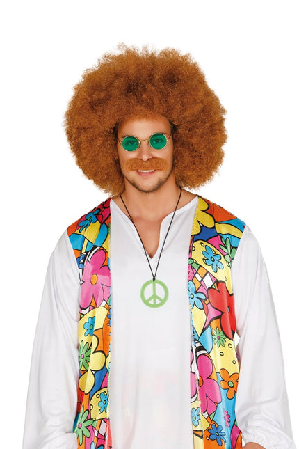 Hippie 60S Bril Groen 12,5cm van Fiestas Guirca koop je bij Partywinkel