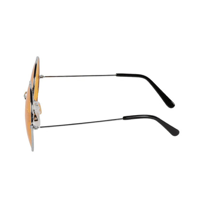 Hippie 60S Bril Oranje Xl van Boland koop je bij Partywinkel