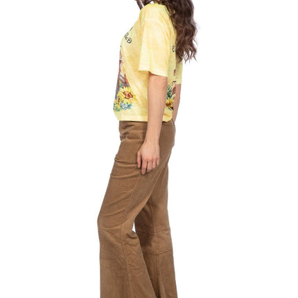 Hippie 60S Broek Bruin Dames van Wilbers & Wilbers koop je bij Partywinkel