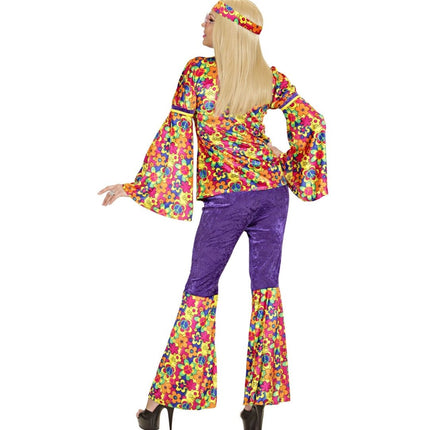 Hippie 60S Kostuum Dames Fluweel van Widmann koop je bij Partywinkel