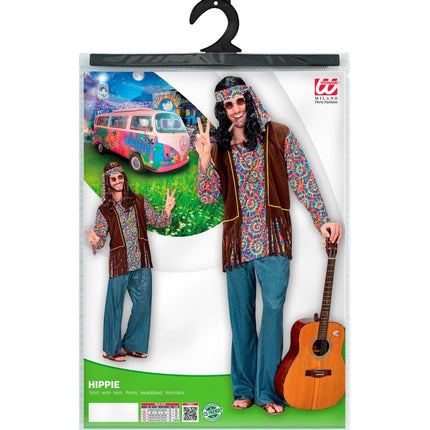 Hippie 60S Kostuum Heren 5 delig van Widmann koop je bij Partywinkel