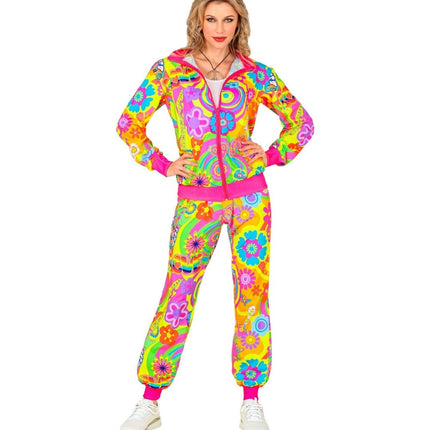 Hippie 60S Trainingspak Fout Gekleurd van Widmann koop je bij Partywinkel