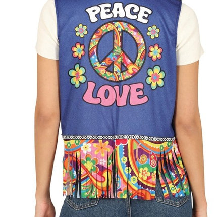 Hippie 60S Vest Dames van Fiestas Guirca koop je bij Partywinkel
