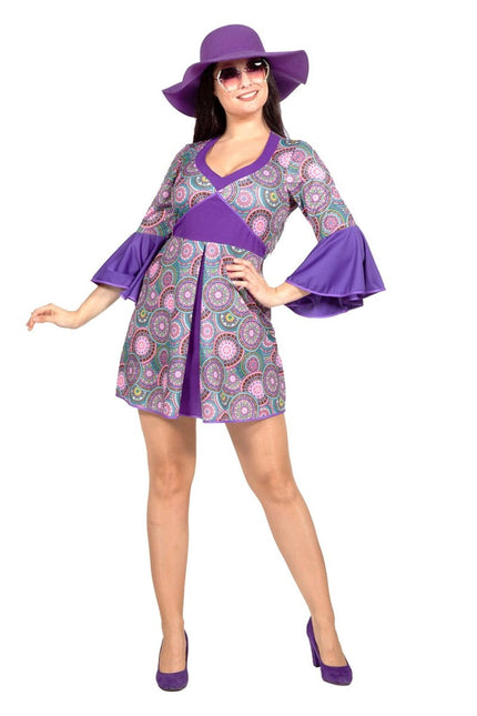 Hippie Jurk Paars van Wilbers & Wilbers koop je bij Partywinkel