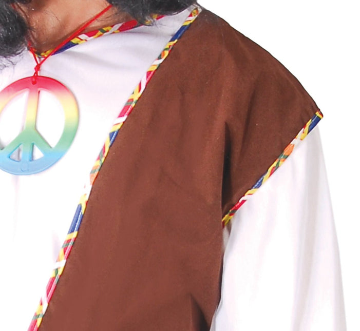 Hippie Kostuum Bruin van Fiestas Guirca koop je bij Partywinkel