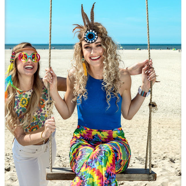Hippie Kostuum Set 2 delig van Boland koop je bij Partywinkel