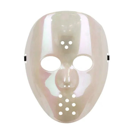 Hockey mask, 20x24cm, white van Partydeco koop je bij Partywinkel
