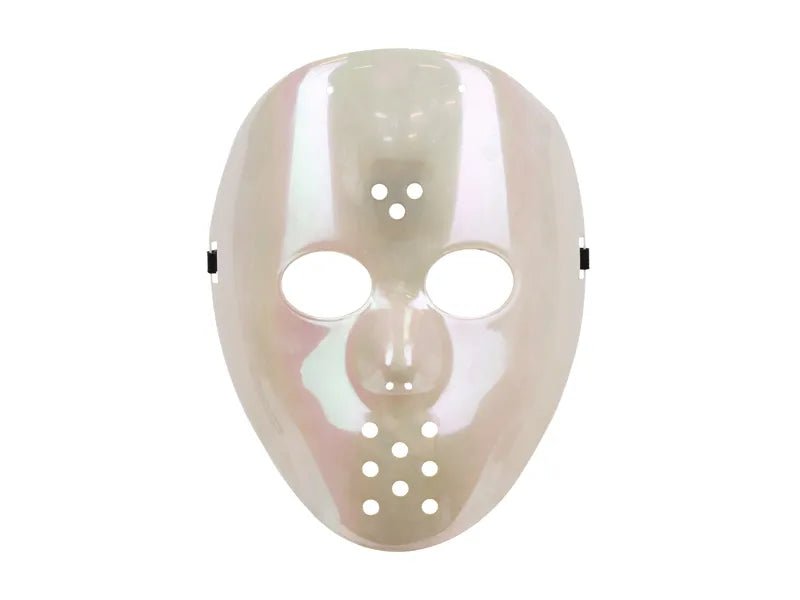 Hockey mask, 20x24cm, white van Partydeco koop je bij Partywinkel