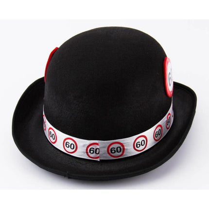 Hoed 60 Jaar Verkeersbord van Folat koop je bij Partywinkel