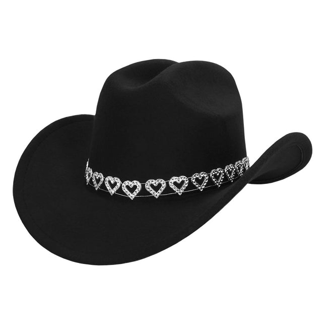 Hoed cowboy Jamie zwart van Boland koop je bij Partywinkel