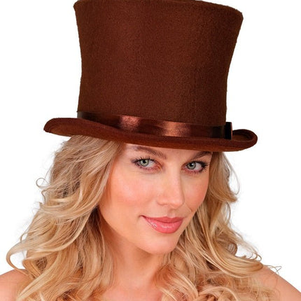 Hoge Hoed Bruin van Widmann koop je bij Partywinkel