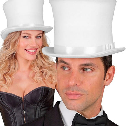 Hoge Hoed Wit van Widmann koop je bij Partywinkel