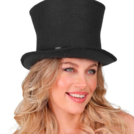Hoge Hoed Zwart van Widmann koop je bij Partywinkel