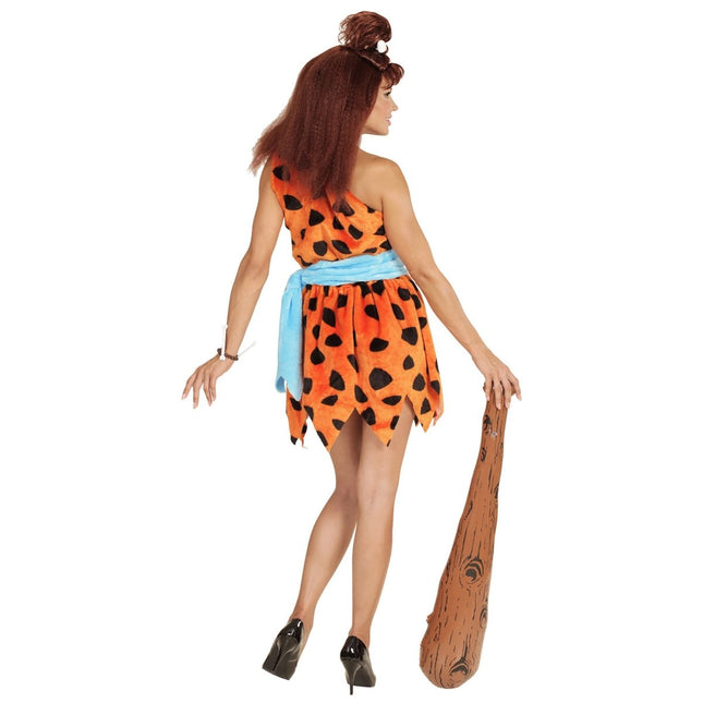 Holbewoner Kostuum Oranje Dames van Widmann koop je bij Partywinkel
