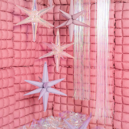 Holografisch Ballon Ster 70cm van Partydeco koop je bij Partywinkel