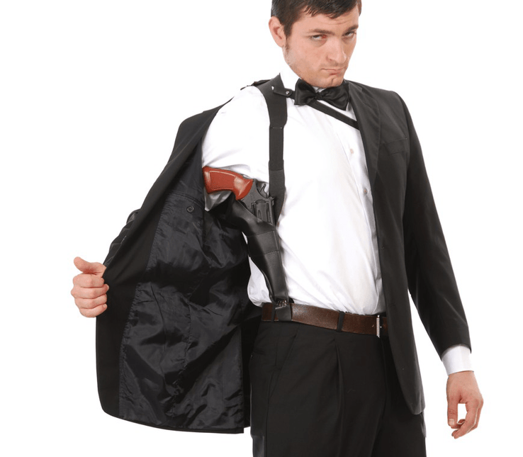 Holster Revolver Zwart van Fiestas Guirca koop je bij Partywinkel