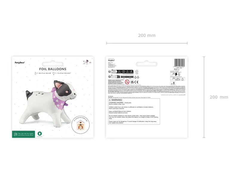 Hond Ballon 75cm van Partydeco koop je bij Partywinkel