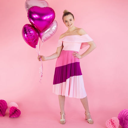 Honeycomb Bal Lichtroze 30cm van Partydeco koop je bij Partywinkel