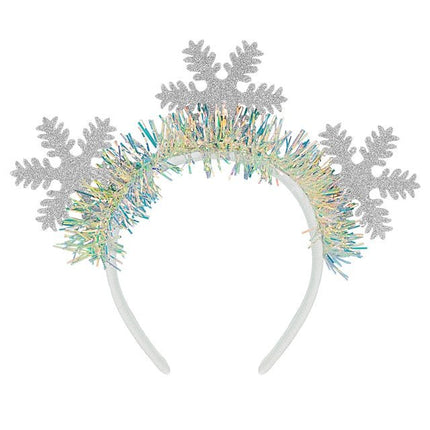 Hoofdband Sneeuwvlokken Glitter van Widmann koop je bij Partywinkel