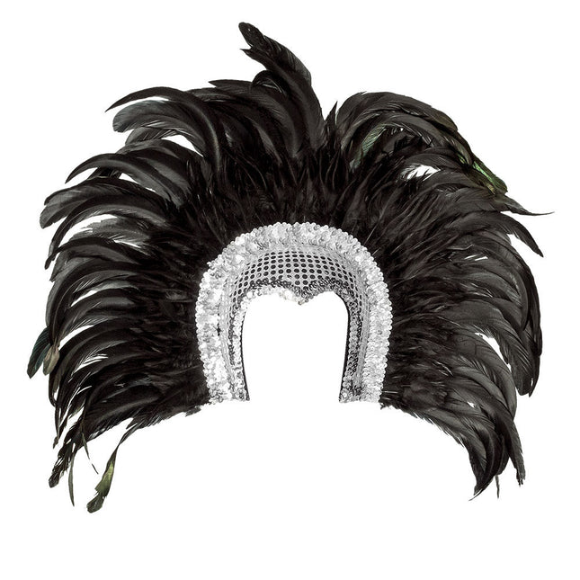 Hoofdband Tooi Zilveren Glitters van Boland koop je bij Partywinkel