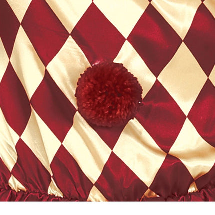 Horror Clown Halloween Kostuum Dames Rood Goud van Fiestas Guirca koop je bij Partywinkel