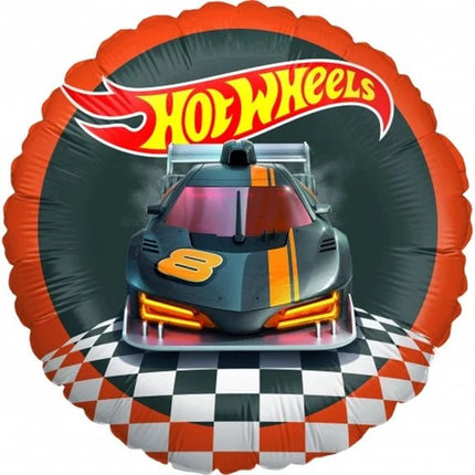 Hot Wheels Helium Ballon Rood Leeg 45cm van VDV Benefit koop je bij Partywinkel