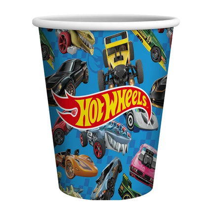 Hot Wheels-krus, blå, 250 ml, 8 stk.