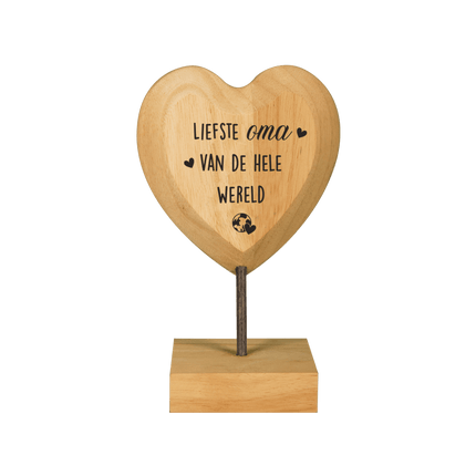 Houten Hart Oma van Paper Dreams koop je bij Partywinkel
