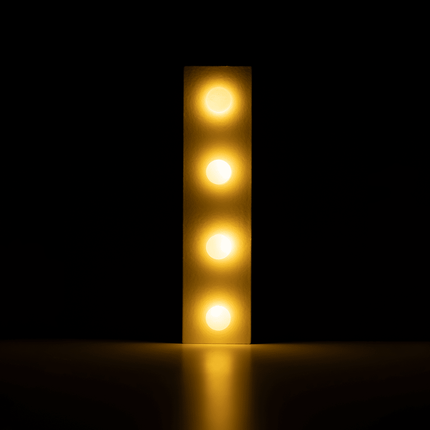 I Licht Letter 16,5cm van Paper Dreams koop je bij Partywinkel