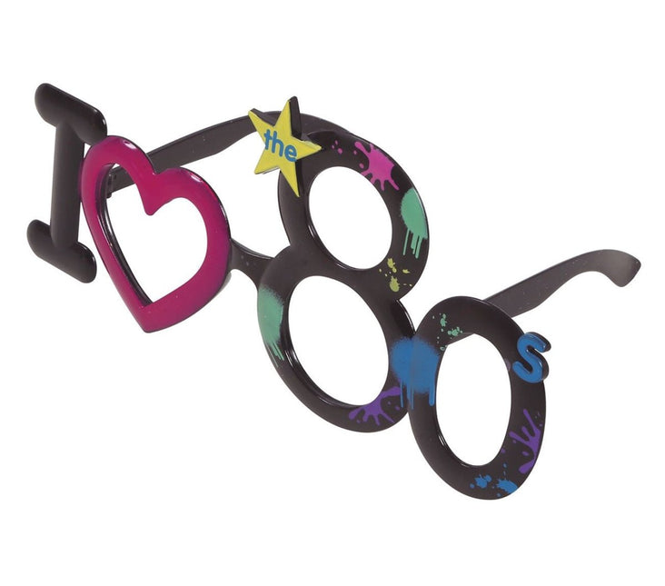 I Love The Jaren 80 Bril van Fiestas Guirca koop je bij Partywinkel