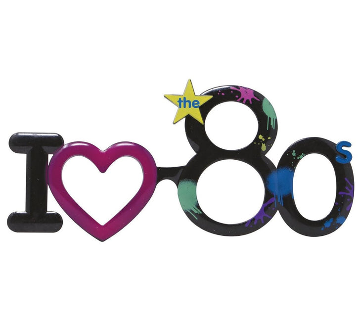 I Love The Jaren 80 Bril van Fiestas Guirca koop je bij Partywinkel