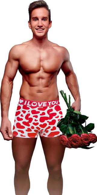 I Love You Onderbroek Rood Wit Hartjes van Fiestas Guirca koop je bij Partywinkel