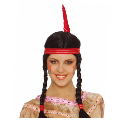 Indianen Pruik Dames van Fiestas Guirca koop je bij Partywinkel