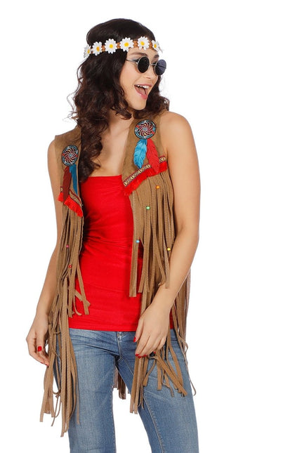 Indianen Vest Dames van Wilbers & Wilbers koop je bij Partywinkel