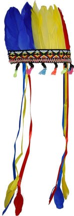 Indianentooi Gekleurd Veren van Fiestas Guirca koop je bij Partywinkel