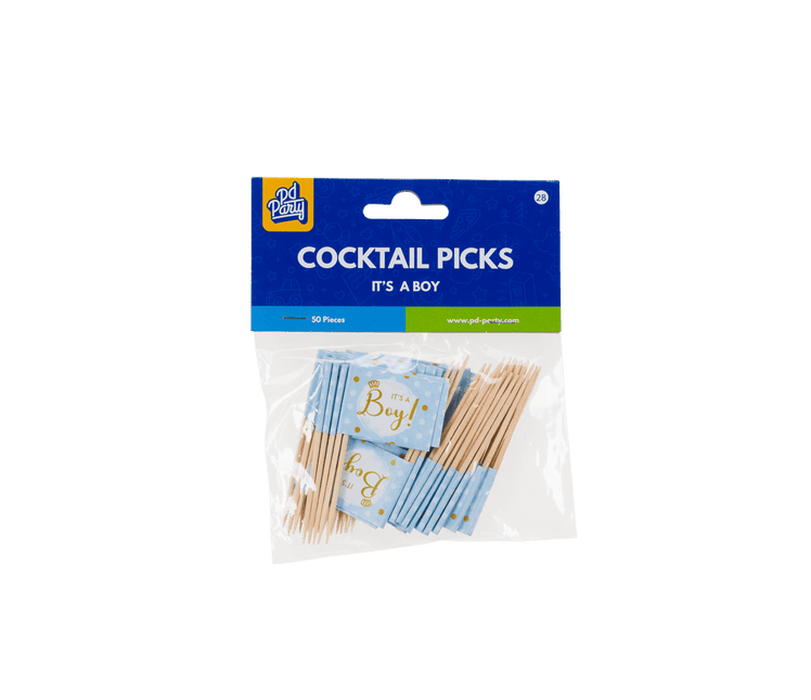 It'S A Boy Cupcake Toppers van Paper Dreams koop je bij Partywinkel