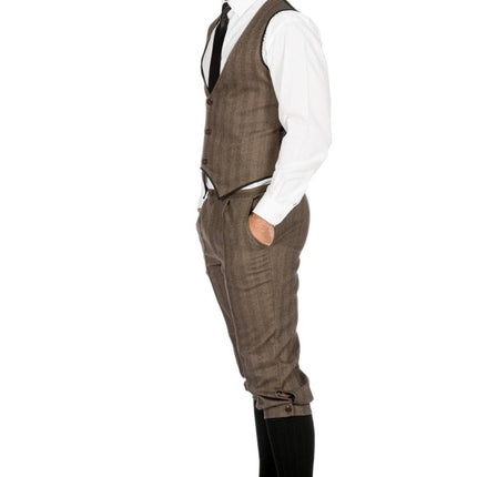 Jaren 20 Kostuum Bruin van Wilbers & Wilbers koop je bij Partywinkel