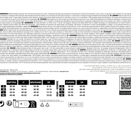 Jaren '80S Rok Zwart van Fiestas Guirca koop je bij Partywinkel