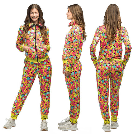 Jaren 90 Trainingspak Fout Dames Uv van Boland koop je bij Partywinkel