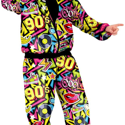 Jaren 90 Trainingspak Fout Heren van Fiestas Guirca koop je bij Partywinkel