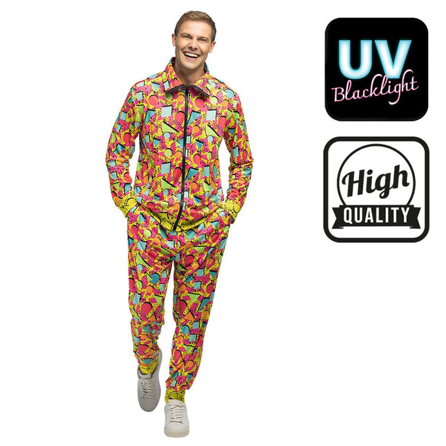 Jaren 90 Trainingspak Fout Heren Uv van Boland koop je bij Partywinkel