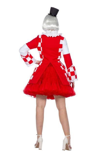 Brabant Jas Rood Wit Dames van Wilbers & Wilbers koop je bij Partywinkel