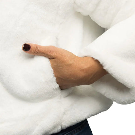 Jasje Fluffy rave wit (M/L) van Boland koop je bij Partywinkel