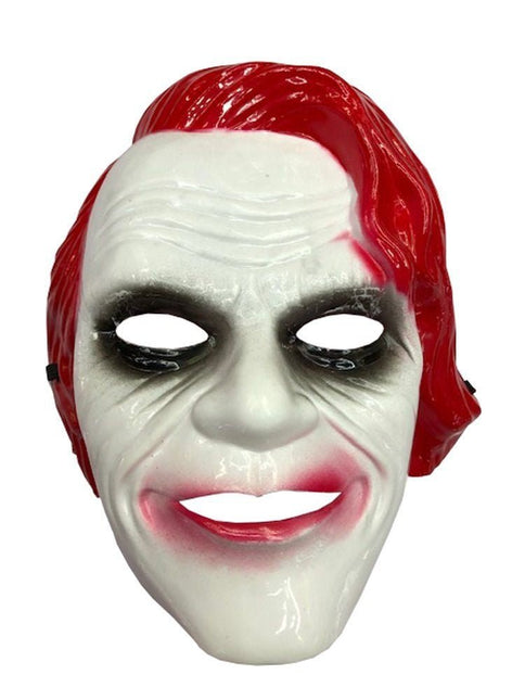Joker Masker Rood van Partychimp koop je bij Partywinkel