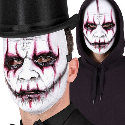 Joker Masker Wit Evil van Widmann koop je bij Partywinkel