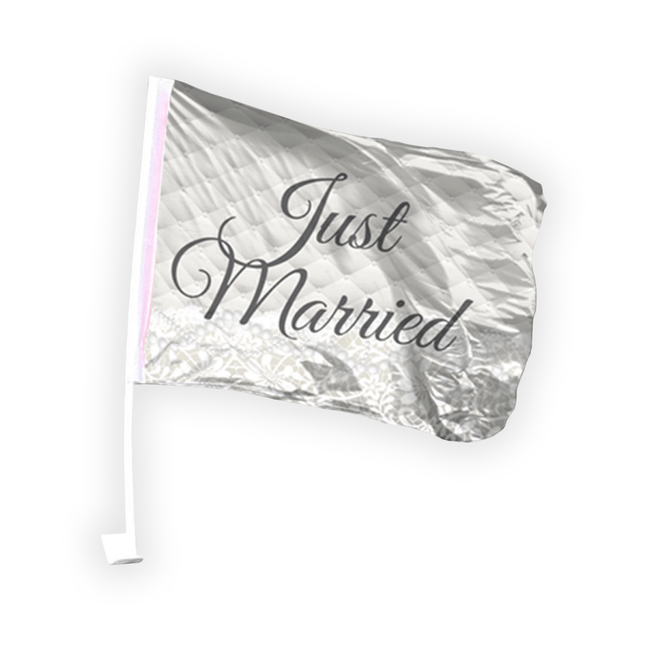 Just Married Autovlag 2st van Folat koop je bij Partywinkel