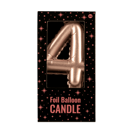 Kaars Folie Ballon Rose Goud 4 10cm van Paper Dreams koop je bij Partywinkel