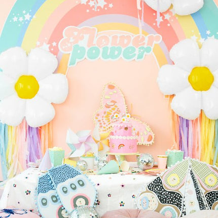 Kaarsen Regenboog En Bloem 3,5cm 5st van Partydeco koop je bij Partywinkel