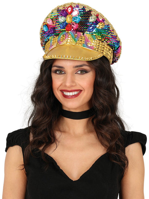 Kapitein Pet Kleurrijke Juwelen van Fiestas Guirca koop je bij Partywinkel